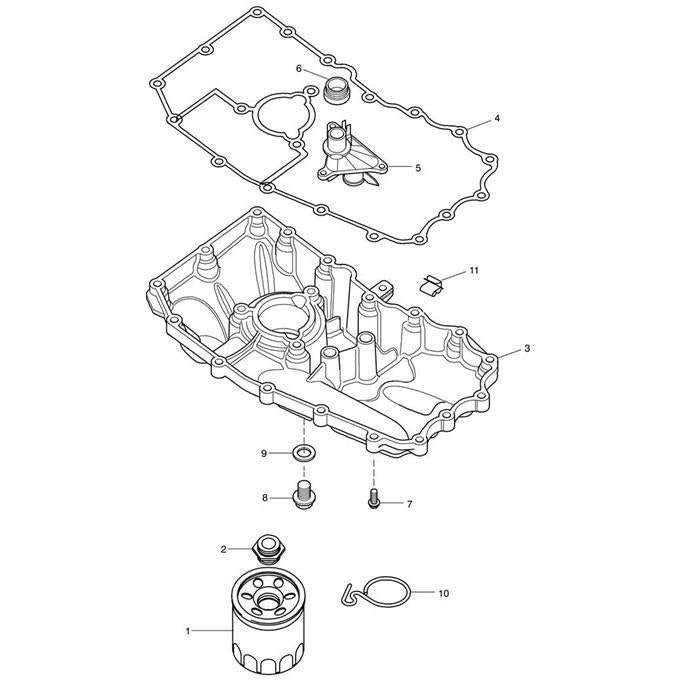 Triumph Sump - Fits Speed Triple, Speed Triple R & Tiger Sport models - T1230608