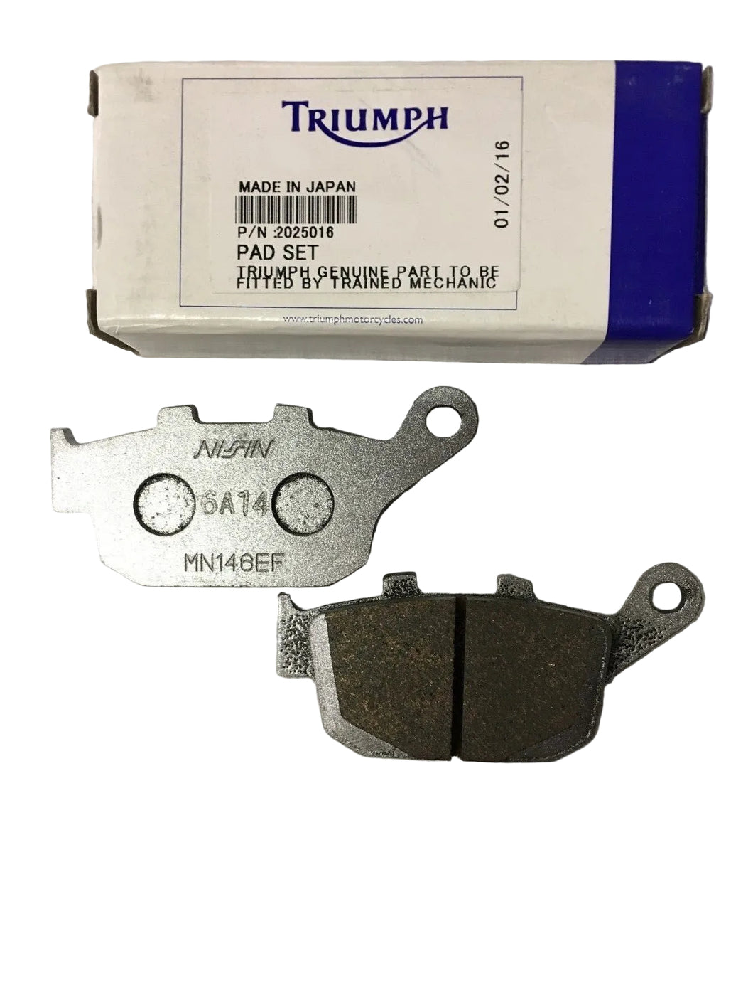 Triumph OEM Rear Brake Pads - T2025016 – Hermy's