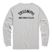 Triumph Dean Grey Long Sleeve Waffle Tee -MTLS22101