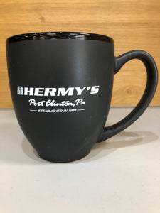 Hermy's Matt Black Mug - HMUG