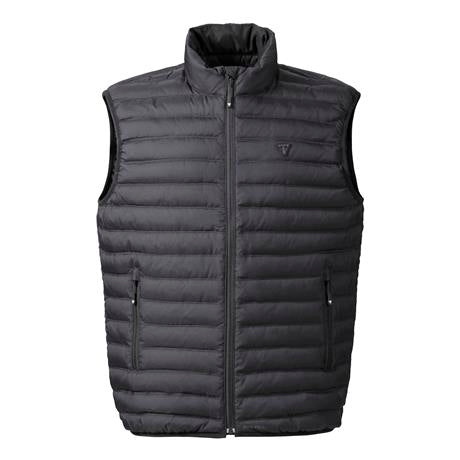 トップス rare FUGA Black Coated Draped Gilet Triumph Men's Down Gilet - MFNS21315 – Hermy's TriumphSuperStore